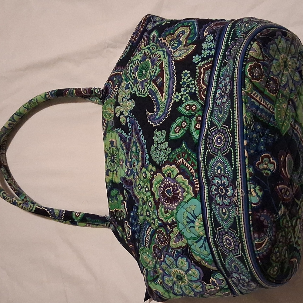 Vera Bradley Retired Pattern Blue Rhapsody Shoulder Bag/Tote. Matching Wallets.